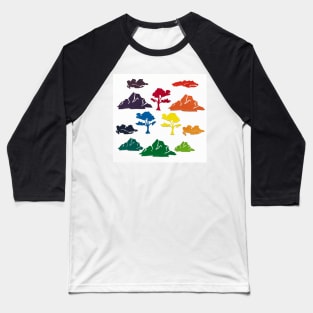 Nature's Primary Colors Rainbow Baseball T-Shirt